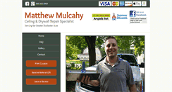 Desktop Screenshot of mulcahyceilingsanddrywall.com
